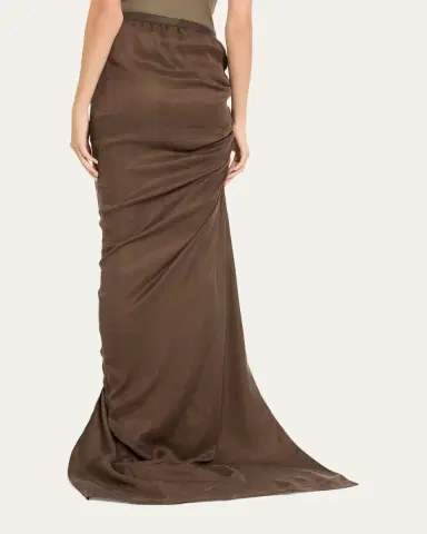 Rick Owens Velvet Maxi Skirt | Thumbnail 3