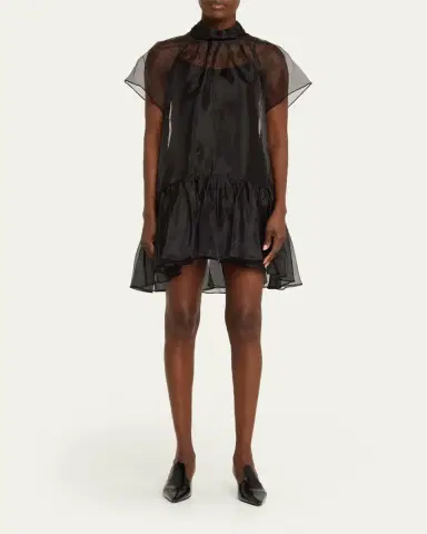 Simkhai Beaux Organza Mini Dress | Thumbnail 2