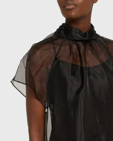 Simkhai Beaux Organza Mini Dress | Thumbnail 9