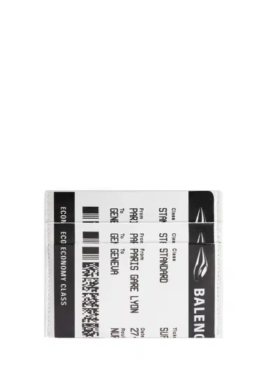 Balenciaga Men's Passport Boarding Pass Calfskin Card Holder | Thumbnail 3 Balenciaga Men's Passport Boarding Pass Calfskin Card Holder | Thumbnail 3