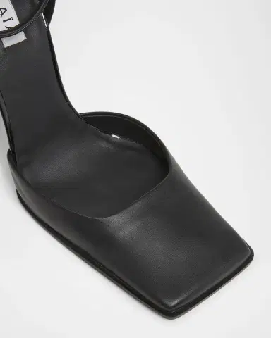 Alaïa Leather d'Orsay Square-Toe Pumps | Thumbnail 9