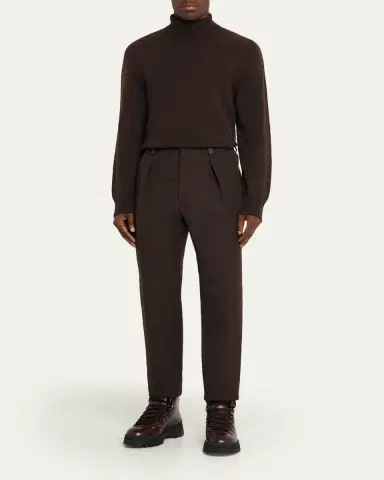 Prada Men's Brixxen Leather Lace-Up Boots | Thumbnail 3 Prada Men's Brixxen Leather Lace-Up Boots | Thumbnail 3