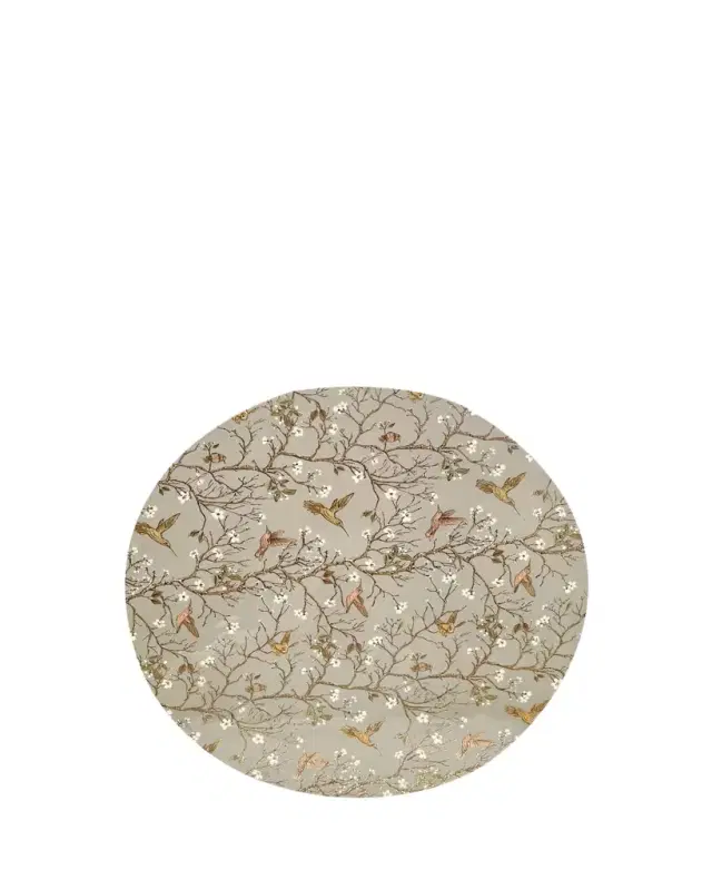 Nomi K Elegant Hummingbird Lacquered Placemat