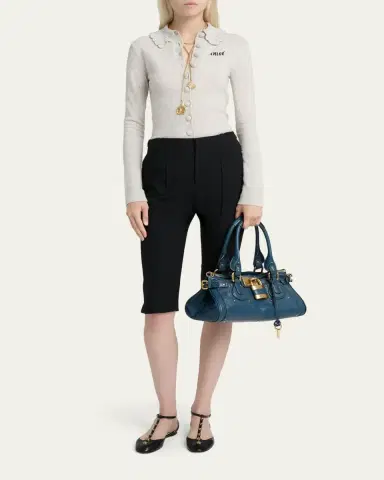 Chloé Paddington Padlock Shoulder Bag in Leather | Thumbnail 13 Chloé Paddington Padlock Shoulder Bag in Leather | Thumbnail 13