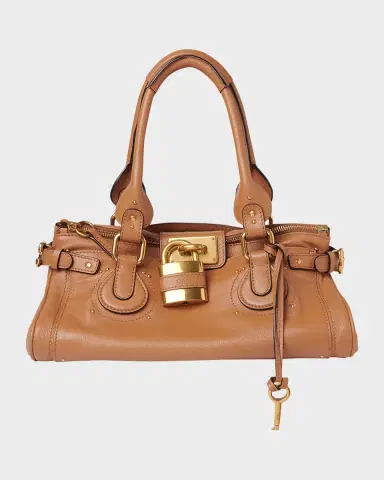 Chloé Paddington Padlock Shoulder Bag in Leather | Thumbnail 18 Chloé Paddington Padlock Shoulder Bag in Leather | Thumbnail 18