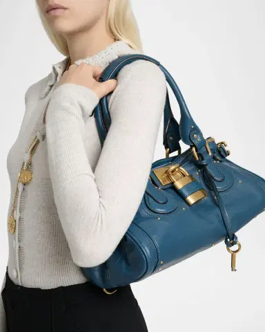 Chloé Paddington Padlock Shoulder Bag in Leather | Thumbnail 19 Chloé Paddington Padlock Shoulder Bag in Leather | Thumbnail 19