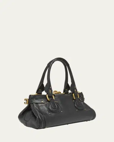 Chloé Paddington Padlock Shoulder Bag in Leather | Thumbnail 3 Chloé Paddington Padlock Shoulder Bag in Leather | Thumbnail 3