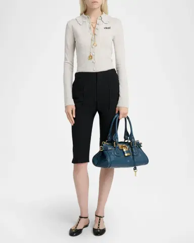 Chloé Paddington Padlock Shoulder Bag in Leather | Thumbnail 22 Chloé Paddington Padlock Shoulder Bag in Leather | Thumbnail 22