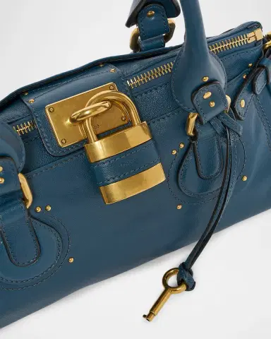 Chloé Paddington Padlock Shoulder Bag in Leather | Thumbnail 23 Chloé Paddington Padlock Shoulder Bag in Leather | Thumbnail 23