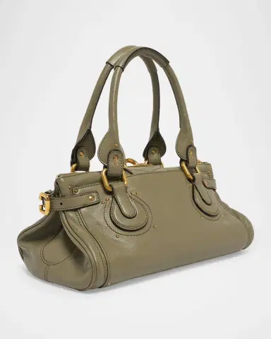 Chloé Paddington Padlock Shoulder Bag in Leather | Thumbnail 24 Chloé Paddington Padlock Shoulder Bag in Leather | Thumbnail 24