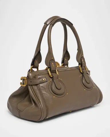 Chloé Paddington Padlock Shoulder Bag in Leather | Thumbnail 28 Chloé Paddington Padlock Shoulder Bag in Leather | Thumbnail 28
