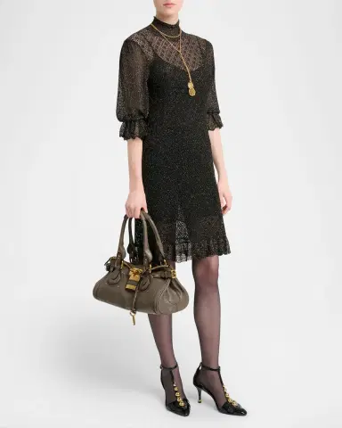 Chloé Paddington Padlock Shoulder Bag in Leather | Thumbnail 30 Chloé Paddington Padlock Shoulder Bag in Leather | Thumbnail 30