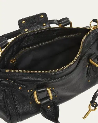 Chloé Paddington Padlock Shoulder Bag in Leather | Thumbnail 4 Chloé Paddington Padlock Shoulder Bag in Leather | Thumbnail 4