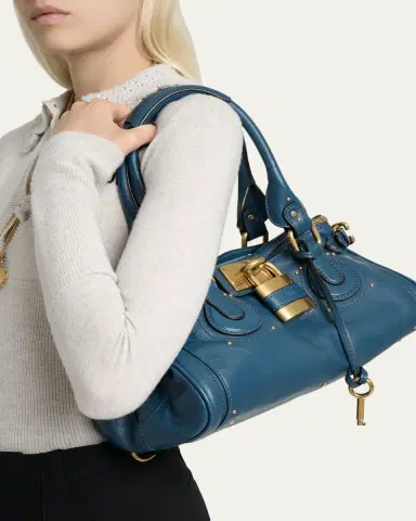 Chloé Paddington Padlock Shoulder Bag in Leather | Thumbnail 10 Chloé Paddington Padlock Shoulder Bag in Leather | Thumbnail 10