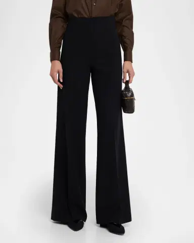 Akris Double-Face Wool Bootcut Trousers | Thumbnail 22 Akris Double-Face Wool Bootcut Trousers | Thumbnail 22