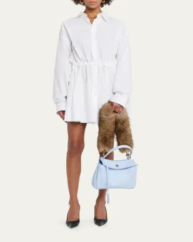 Balenciaga Faux Fur Shoulder Strap | Thumbnail 3