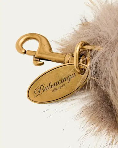 Balenciaga Faux Fur Shoulder Strap | Thumbnail 4