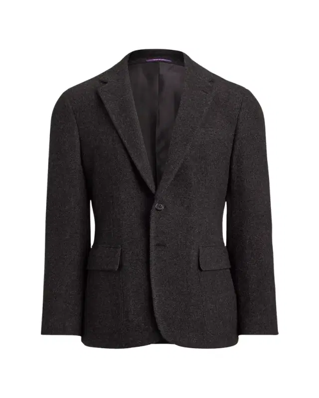 Men's Brushed Cashmere Twill Slim Blazer