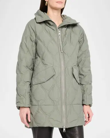 Canada Goose Alessia Hooded Down Quilted Coat | Thumbnail 16