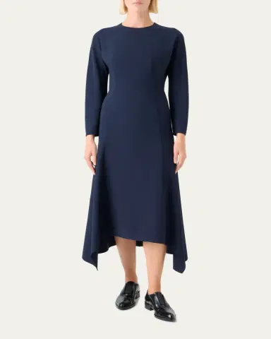 Akris Fit-and-Flare Handkerchief Dress | Thumbnail 2