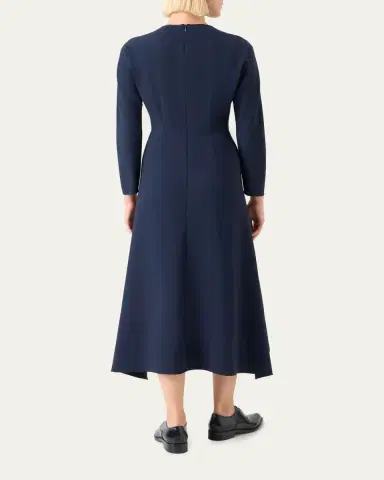 Akris Fit-and-Flare Handkerchief Dress | Thumbnail 3