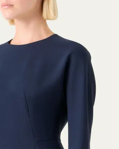 Akris Fit-and-Flare Handkerchief Dress | Thumbnail 5