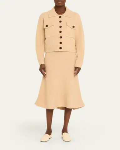 ANNA QUAN Campbell Bouclé Knit Midi Skirt | Thumbnail 2 ANNA QUAN Campbell Bouclé Knit Midi Skirt | Thumbnail 2