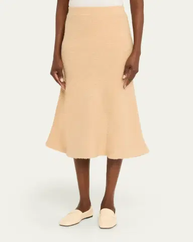 ANNA QUAN Campbell Bouclé Knit Midi Skirt | Thumbnail 4 ANNA QUAN Campbell Bouclé Knit Midi Skirt | Thumbnail 4