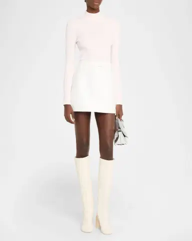 Courrèges Reedition Vinyl Mini Skirt | Thumbnail 104