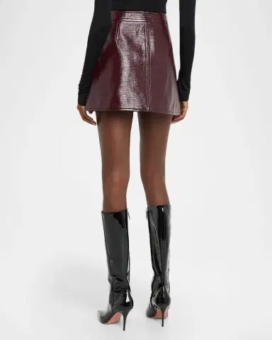Courrèges Reedition Vinyl Mini Skirt | Thumbnail 113
