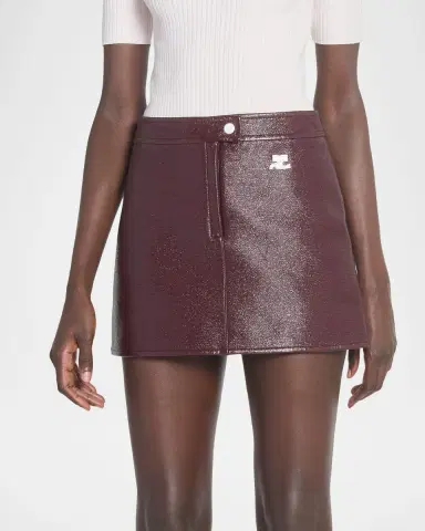Courrèges Reedition Vinyl Mini Skirt | Thumbnail 116