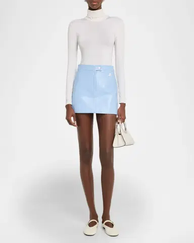 Courrèges Reedition Vinyl Mini Skirt | Thumbnail 121
