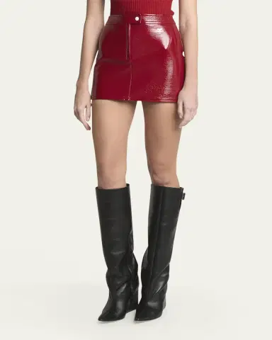 Courrèges Reedition Vinyl Mini Skirt | Thumbnail 15