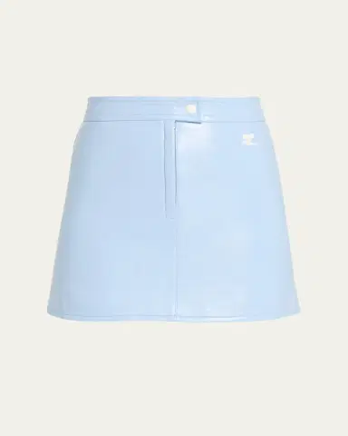 Courrèges Reedition Vinyl Mini Skirt | Thumbnail 17