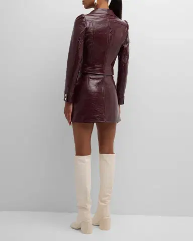 Courrèges Reedition Vinyl Mini Skirt | Thumbnail 3