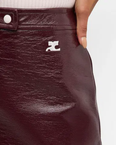Courrèges Reedition Vinyl Mini Skirt | Thumbnail 4