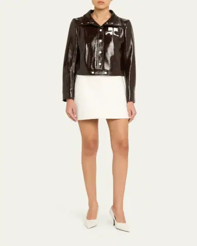Courrèges Reedition Vinyl Mini Skirt | Thumbnail 31