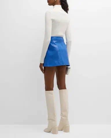 Courrèges Reedition Vinyl Mini Skirt | Thumbnail 37