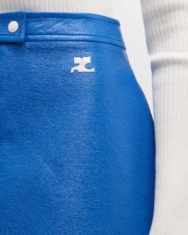 Courrèges Reedition Vinyl Mini Skirt | Thumbnail 38