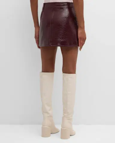 Courrèges Reedition Vinyl Mini Skirt | Thumbnail 5