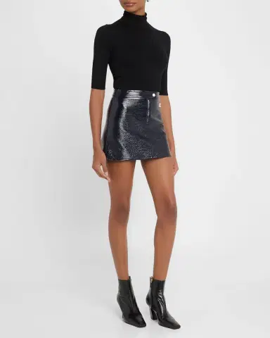 Courrèges Reedition Vinyl Mini Skirt | Thumbnail 41