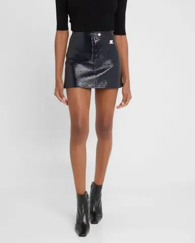 Courrèges Reedition Vinyl Mini Skirt | Thumbnail 43
