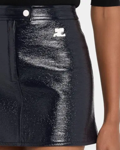 Courrèges Reedition Vinyl Mini Skirt | Thumbnail 44