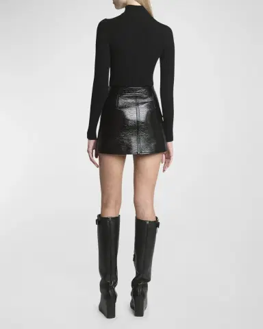 Courrèges Reedition Vinyl Mini Skirt | Thumbnail 49
