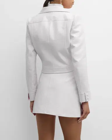 Courrèges Reedition Vinyl Mini Skirt | Thumbnail 57