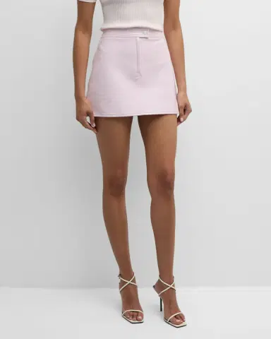 Courrèges Reedition Vinyl Mini Skirt | Thumbnail 58