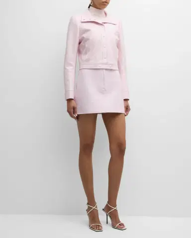 Courrèges Reedition Vinyl Mini Skirt | Thumbnail 59