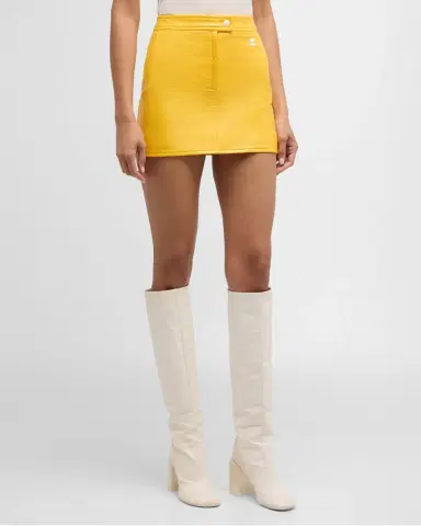 Courrèges Reedition Vinyl Mini Skirt | Thumbnail 64