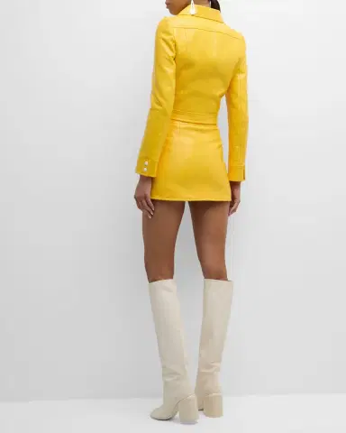 Courrèges Reedition Vinyl Mini Skirt | Thumbnail 66