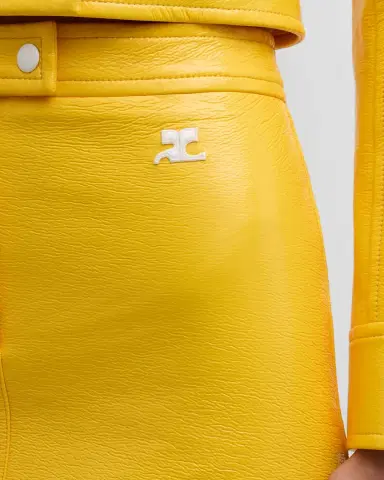 Courrèges Reedition Vinyl Mini Skirt | Thumbnail 67